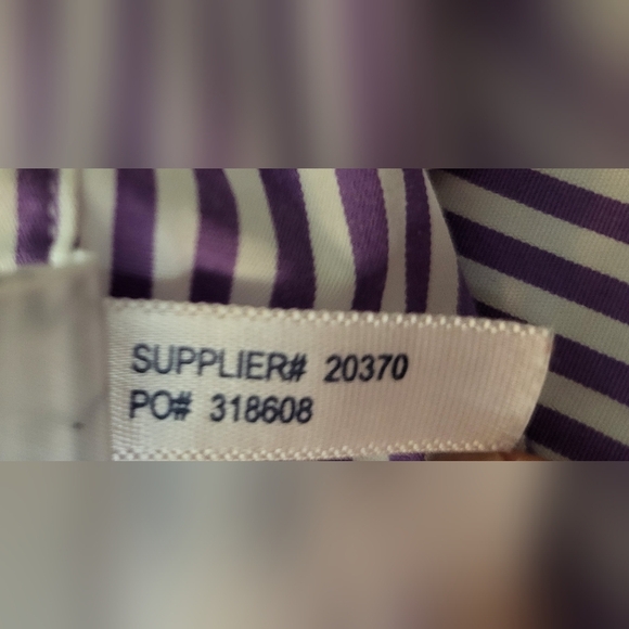 Ralph Lauren Mens Crested Button Up Striped Shirt - Size L - Picture 5 of 8